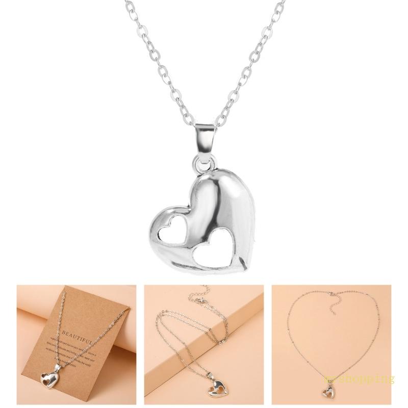 Ivy Vòng cổ Xương Quai Xanh Hình Trái Tim Phong Cách Hàn Quốc Khí Chất Dành Cho Bạn Nữ