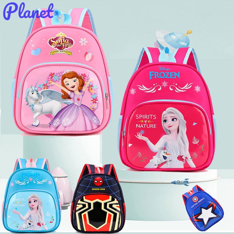 Planet Mới Ba Lô Đi Học Họa Tiết Hoạt Hình Xinh Xắn Dành Cho Bé