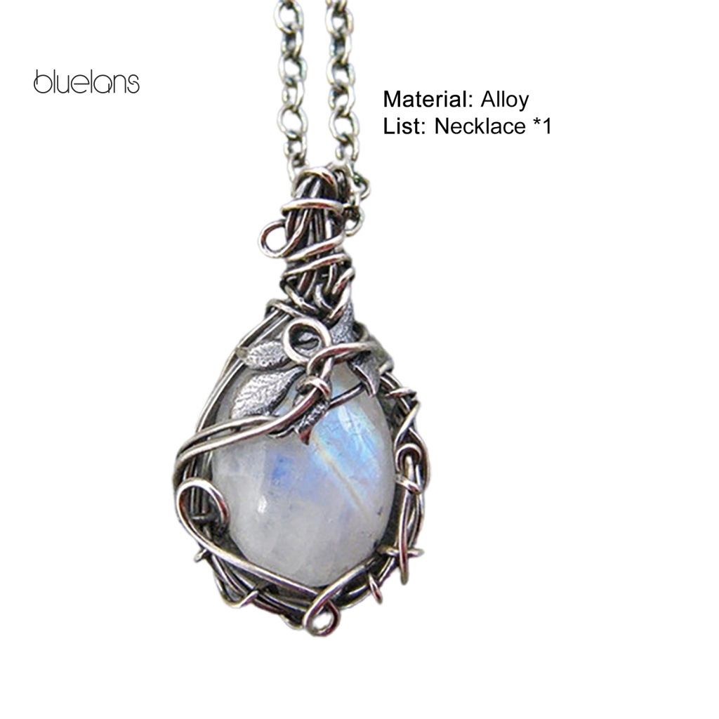 Vòng cổ Mặt Đá Mặt Trăng Nhân Tạo Mở Rộng Điều Chỉnh Được