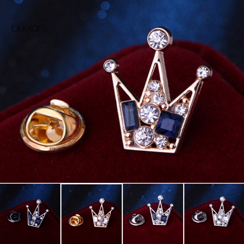 Bluelans Ghim Cài Áo Hợp Kim Hình Học Đính Pha Lê Giả Lấp Lánh Dễ Mặc Trang Phục Hình Học Sang Trọng