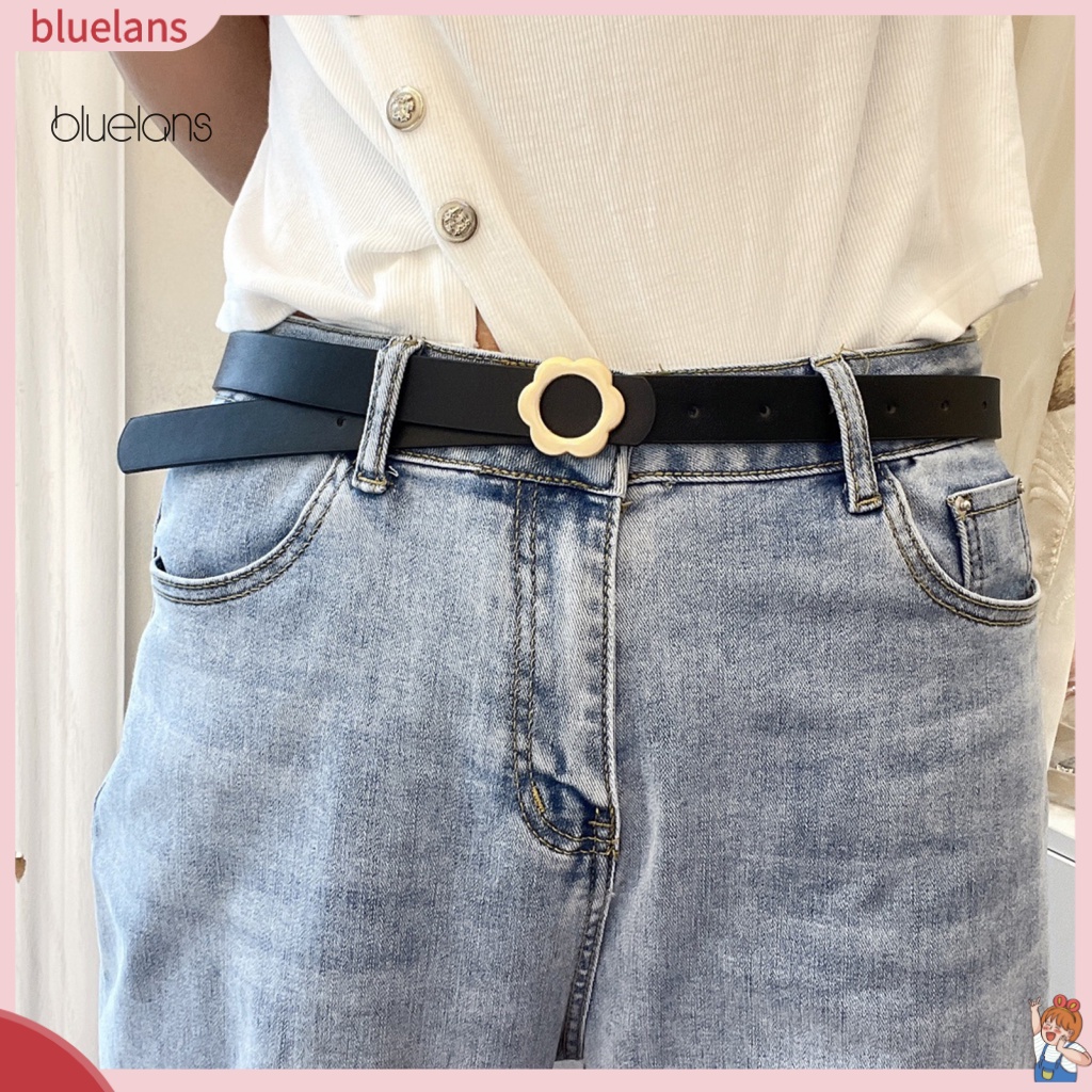 Thắt Lưng Bluelans Tinh Tế Chống Mài Mòn Không Đục Lỗ Tháo Gỡ Nhanh Trang Trí Váy Có 2 Màu Cho Nữ Sử Dụng Hàng Ngày