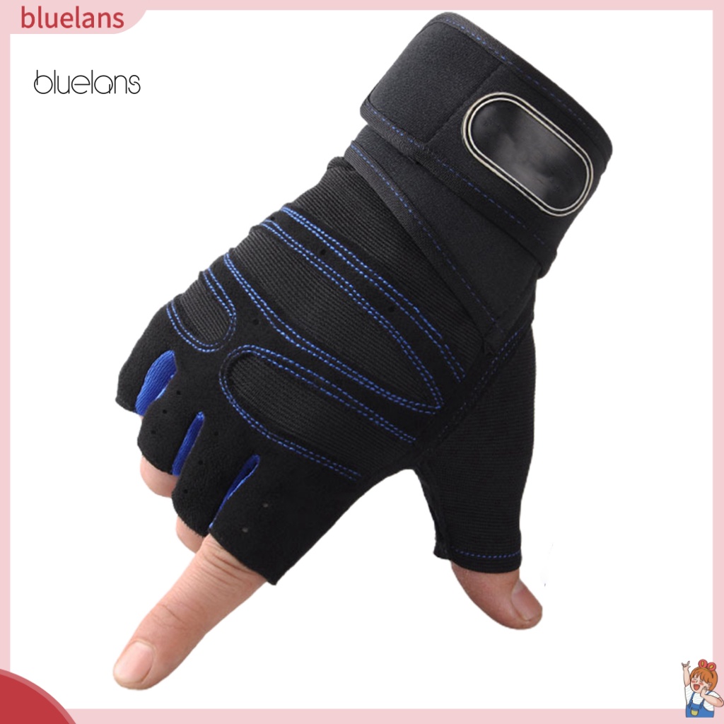 Găng Tay Thể Thao Hở Ngón Thoáng Khí Cho Nam