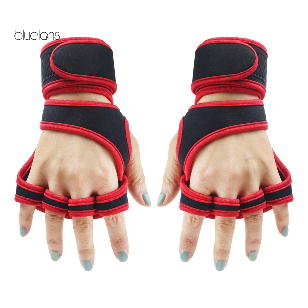 1 Đôi Găng Tay Thể Thao Hở Ngón Dễ Sử Dụng