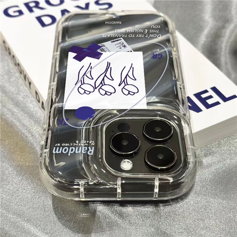 Ốp Điện Thoại Mềm Trong Suốt Hình Hoa Đất Sét Cho iPhone14promax 1312 / 11 7 / 8plus xr / sins MFW8