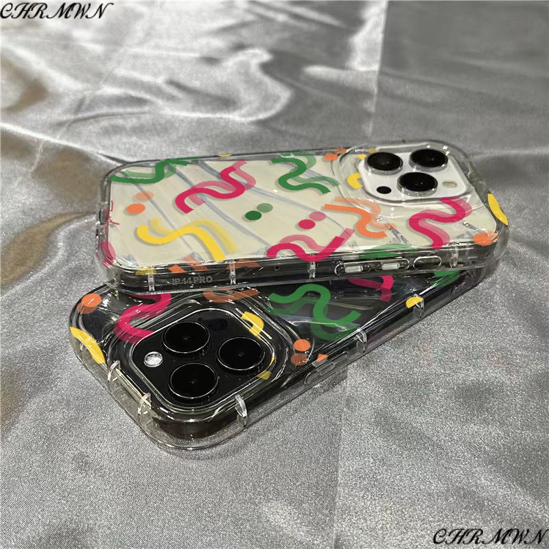 Ốp Điện Thoại Mềm Trong Suốt Họa Tiết Cá Sấu Dễ Thương Cho iPhone14promax 1312 / 11 7 / 8plus xr / sins AEAM