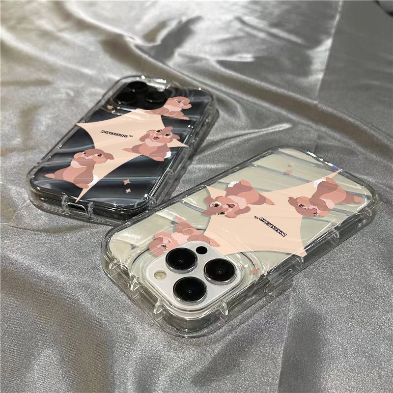 Ốp Điện Thoại Mềm Trong Suốt In Hình Thỏ / Hươu Hoạt Hình Dễ Thương Cho Iphone 14Promax 1312 / 11 7 / 8plus xr