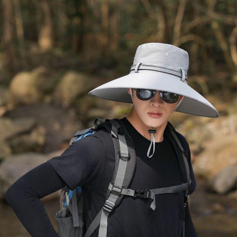 Mũ Rộng Vành Chống Nắng Chống Tia UV Có Thể Gập Lại Tiện Dụng Cho Nam Và Nữ