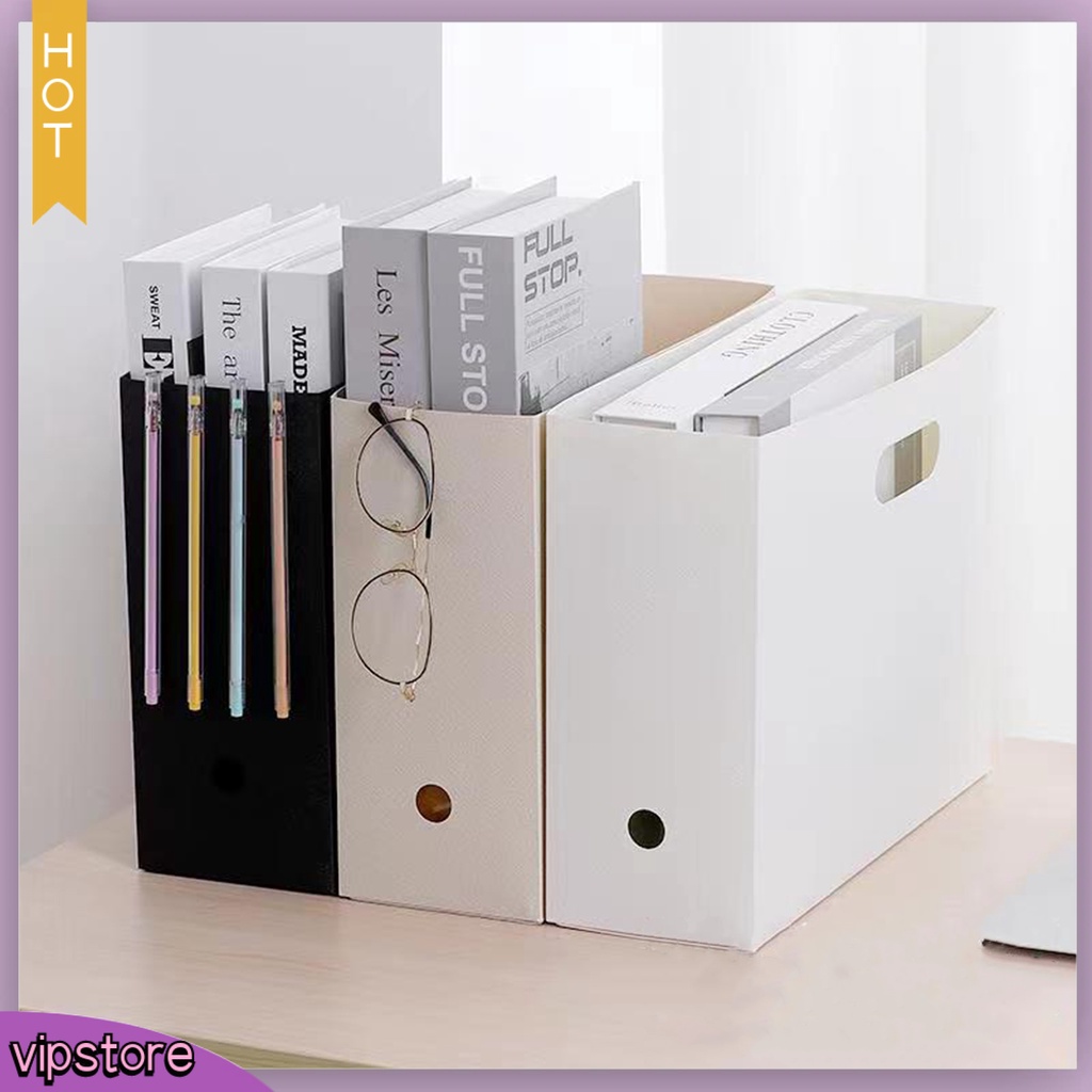&lt;VIP&gt; Hộp Đựng Tài Liệu Để Bàn Dạng Đứng Sức Chứa Lớn Có Thể Gấp Gọn Tiện Lợi