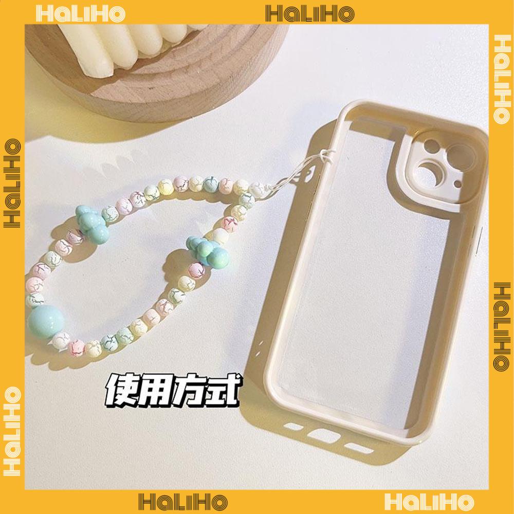 Ốp Lưng Điện Thoại Dây Vòng Tay Hạt Màu Đẹp Nhiều Kiểu Dáng Mặt Cười Hạt Tình Yêu Tương Thích Với Màu Ốp Lưng Điện Thoại iPhone