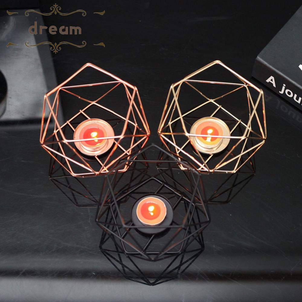 【DREAMLIFE】Candle Holder Decorative Geometric Great Ornaments Housewarming Present