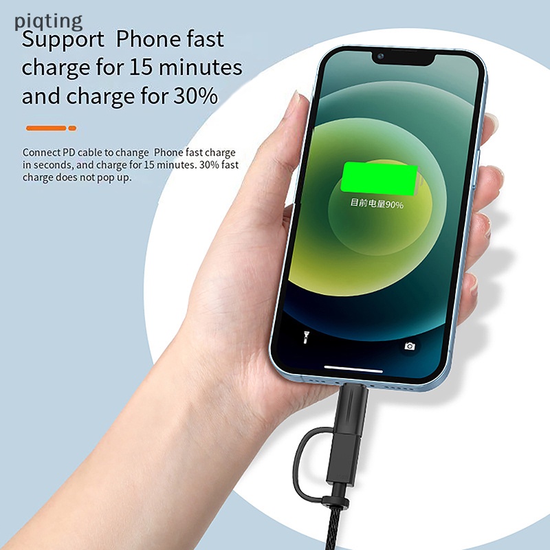 Cáp Sạc Nhanh Piqt Type C Chất Lượng Cao Cho Điện Thoại