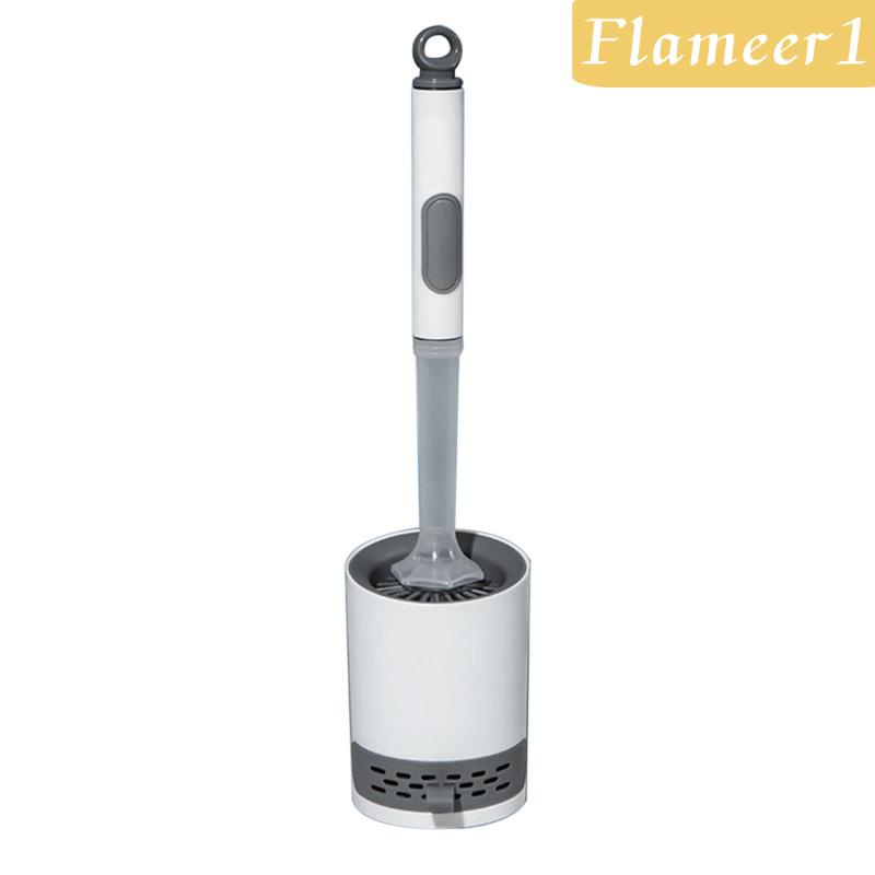 [Flameameer1] Bộ Bàn Chải Chà Bồn Cầu Và Giá Đỡ TPR Cho Phòng Tắm RV