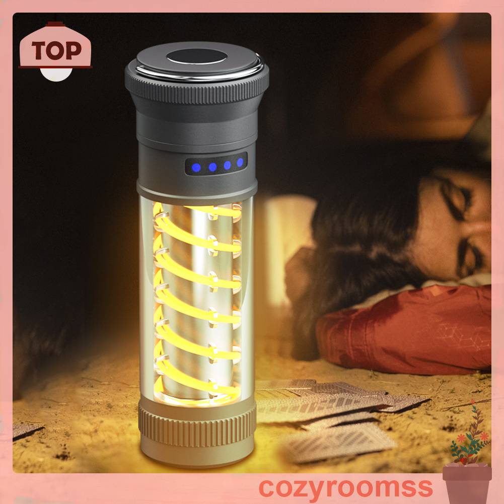 Đèn Cắm Trại Chống Thấm Nước Sạc USB Loại C 10-150LM 1800mAh