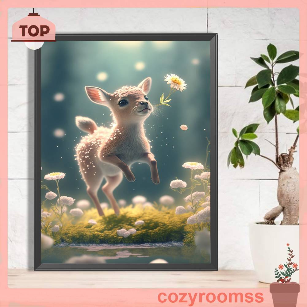 Bộ Tranh Đính Đá 5D Tự Làm Toàn Diện Họa Tiết Răng Cưa Trang Trí Nhà Cửa