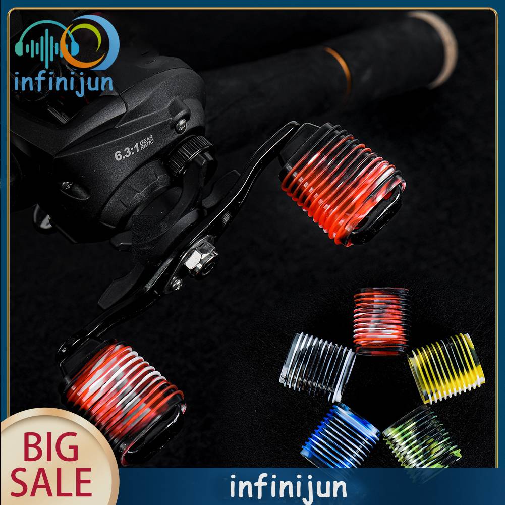 Bộ 2 Vỏ Bọc Cao Su Bảo Vệ Tay Cầm Máy Câu Cá Chống Trượt