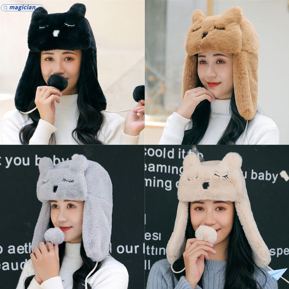 MAG Mũ Bomber Giả Lông Thú Phong Cách Nga