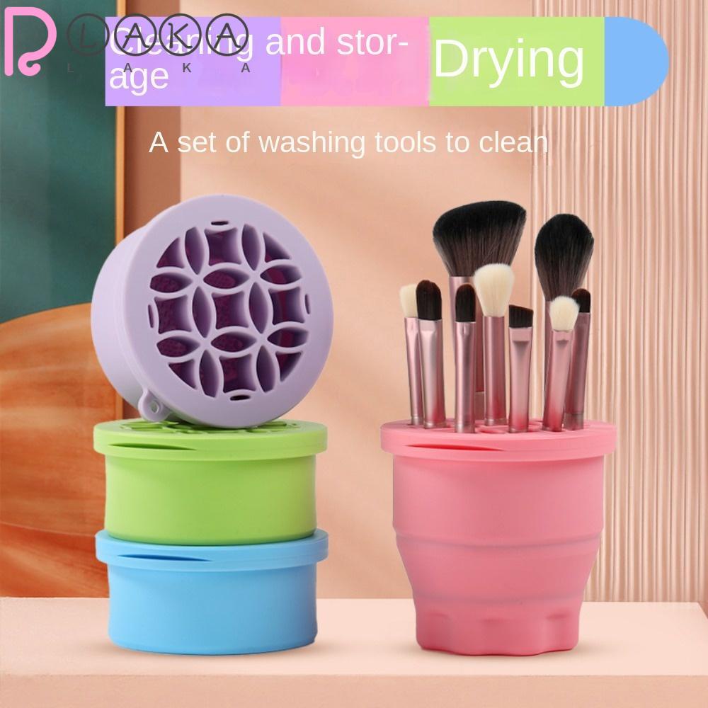 Cốc Silicone Đựng Cọ Trang Điểm LAKAMIER Tiện Dụng