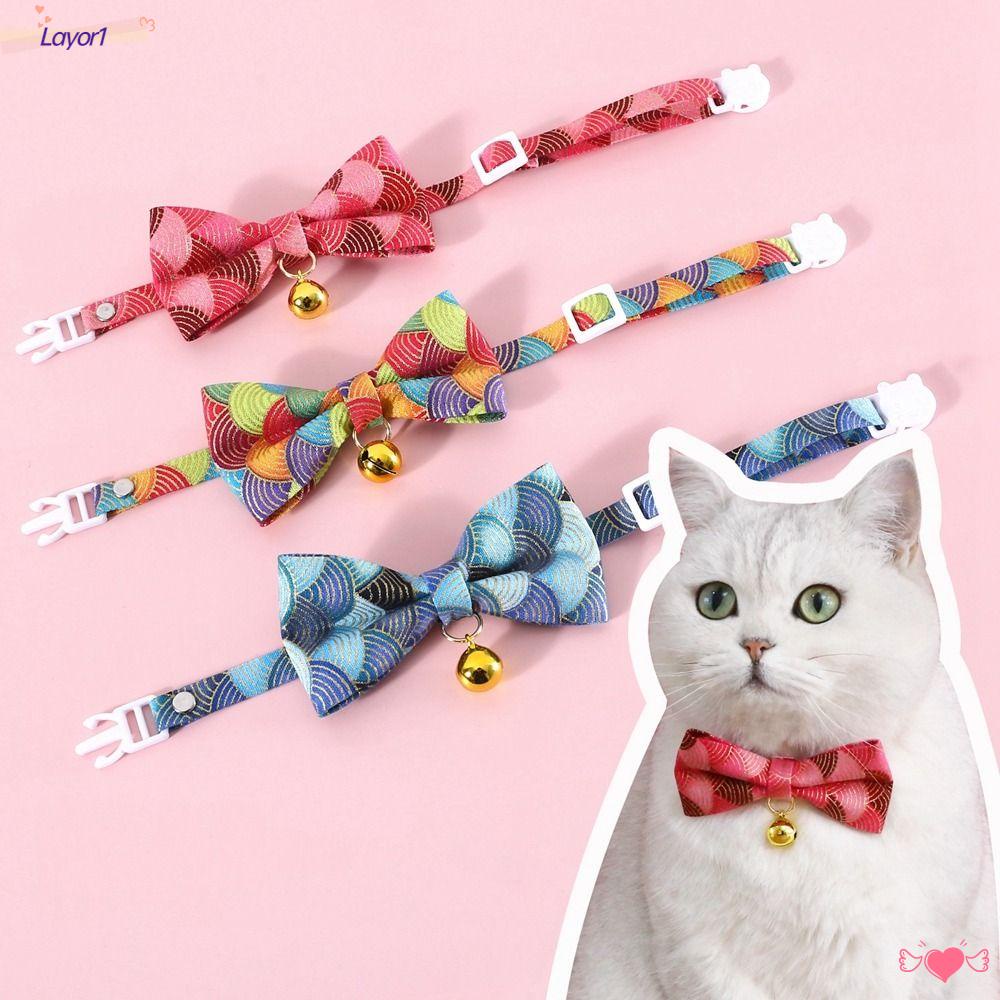 LAYOR1 Bộ 2 Chuông Đeo Cổ Thời Trang Cho Thú Cưng