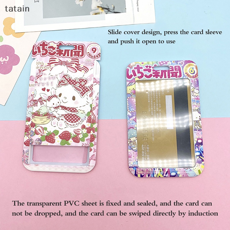 Vỏ Bọc Bảo Vệ Thẻ / Xe Buýt / Thẻ Employee 'S Kèm Móc Khóa Và Búp Bê Hoạt Hình Dễ Thương Kèm Dây Đeo Tiện Dụng