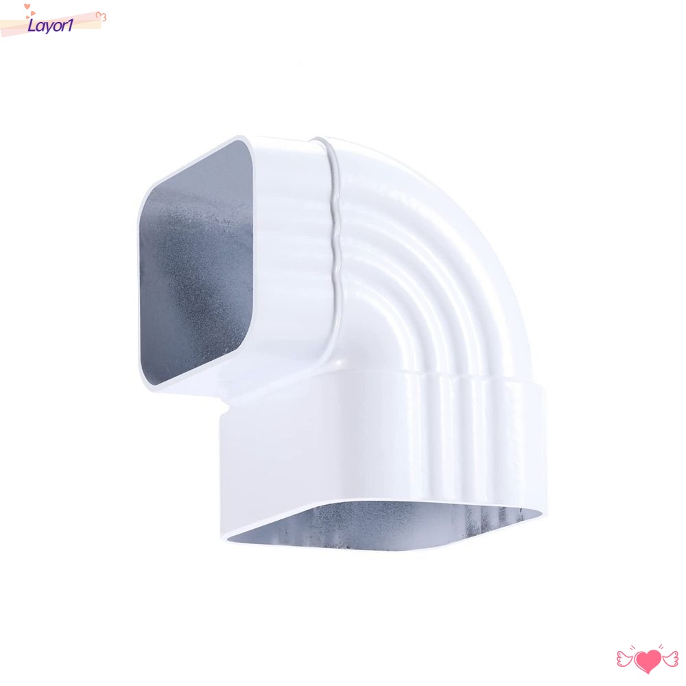 Layor1 Ống Thoát Nước Góc 90 Độ Bằng Hợp Kim Nhôm Dùng Ngoài Trời