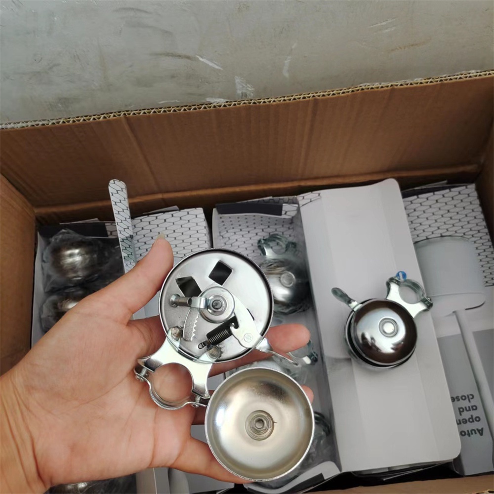 Chuông quay hai mặt Chuông sắt xe đạp cổ điển Còi xe đạp kiểu cũ Chuông xe đạp siêu to hai mặt