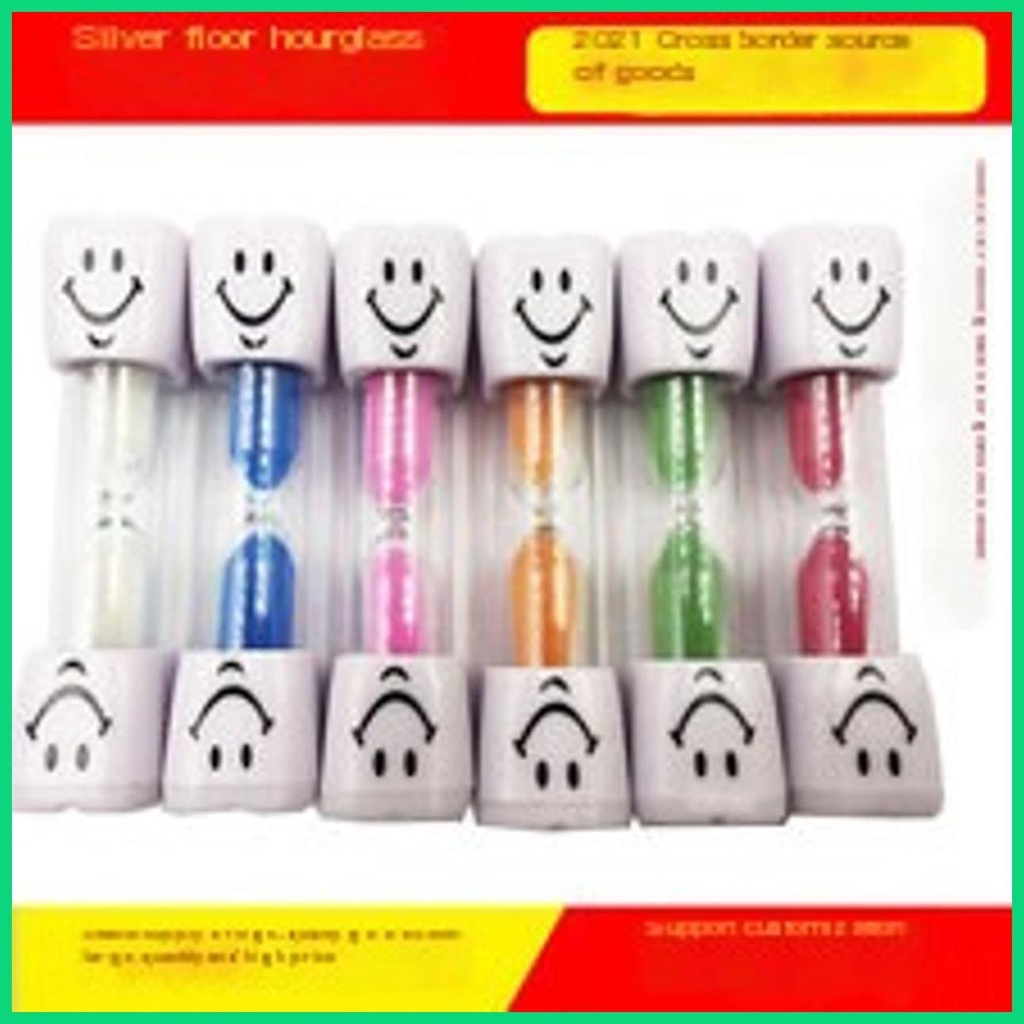 Bàn Chải Đánh Răng 2 Phút Thiết Kế Mặt Cười Hoạt Hình Đơn Giản Cho Bé jiwvn