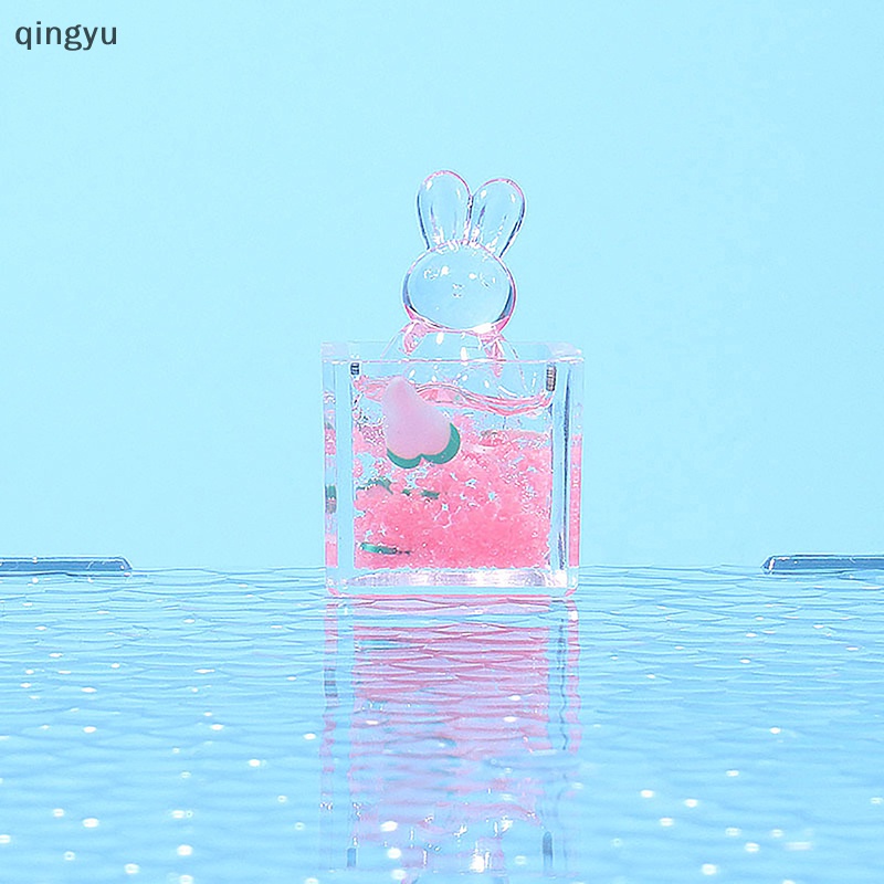 Bộ 2 Đồ trang trí Thỏ Bunny Hoạt Hình Dạ Quang Trang Trí Tiểu Cảnh