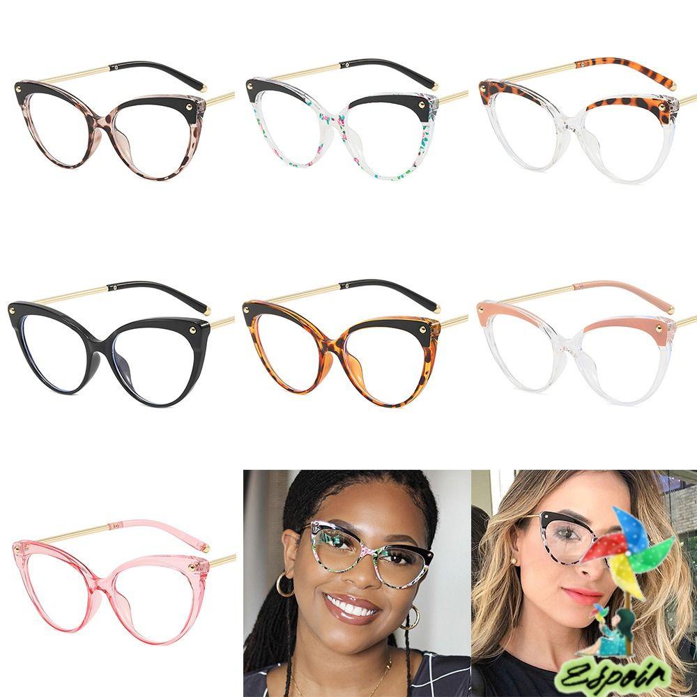 ESPO Kính Mát Mắt Mèo Siêu Nhẹ Chống Ánh Sáng Xanh Thời Trang Cho Nữ