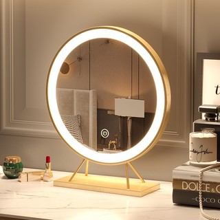 LED mirror home simple dressing table cosmetic mirror desktop student dormitory mirror dressing room dressing mirror 2/7xx