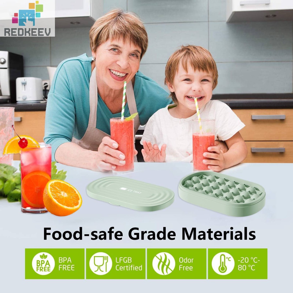 Khuôn Silicone Làm Đá Viên 24 Ngăn Tiện Lợi