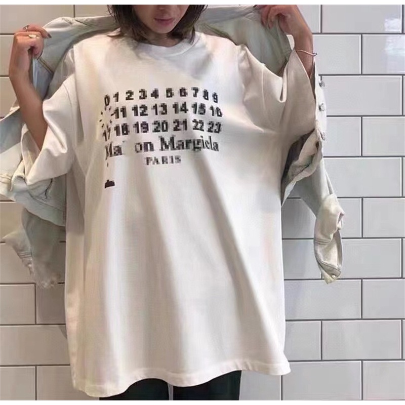 M-m &amp; - Áo Thun Tay Ngắn Phiên Bản Đường Phố Mới Nhất Thời Trang Unisex