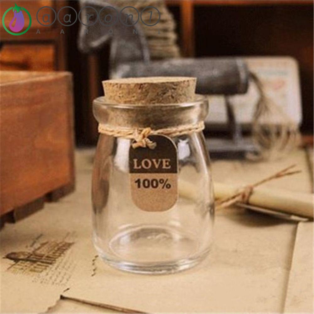 1 Lọ Điều Ước Đựng Kem 100ml / 3.4oz Bằng Thủy Tinh Trong Suốt Có Nắp Đậy