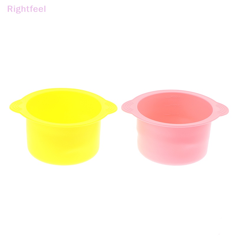 Bát Đựng Sáp Tẩy Lông Bằng Silicon Cách Nhiệt Chống Dính Kèm Que Khuấy Tiện Dụng Cho Làm Đẹp