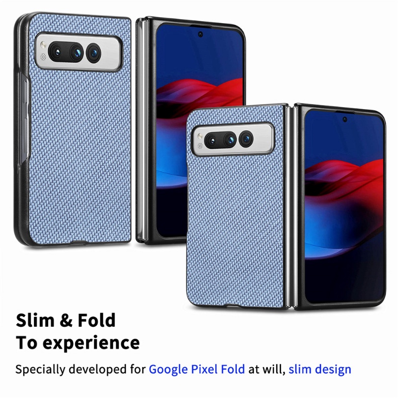 Ốp Điện Thoại Sợi Carbon Chống Sốc Chống Bụi Gấp Gọn Được Cho Google Pixel