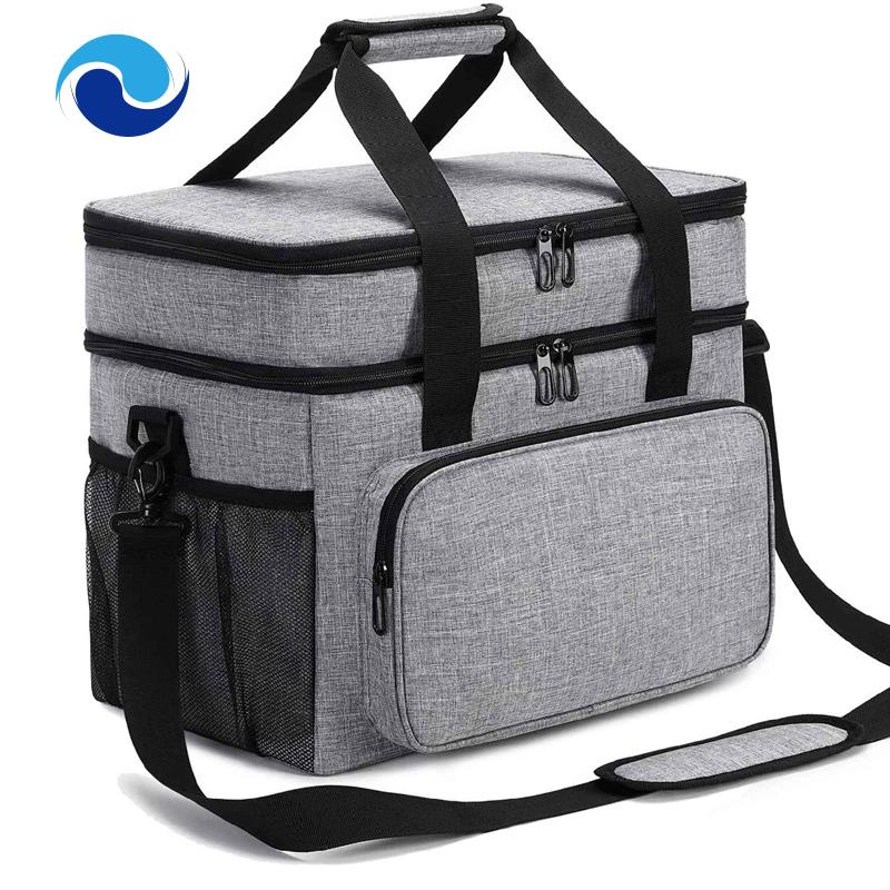 1 Túi Đựng Thức Ăn Làm Mát Màu Xám Cho Nam Và Nữ