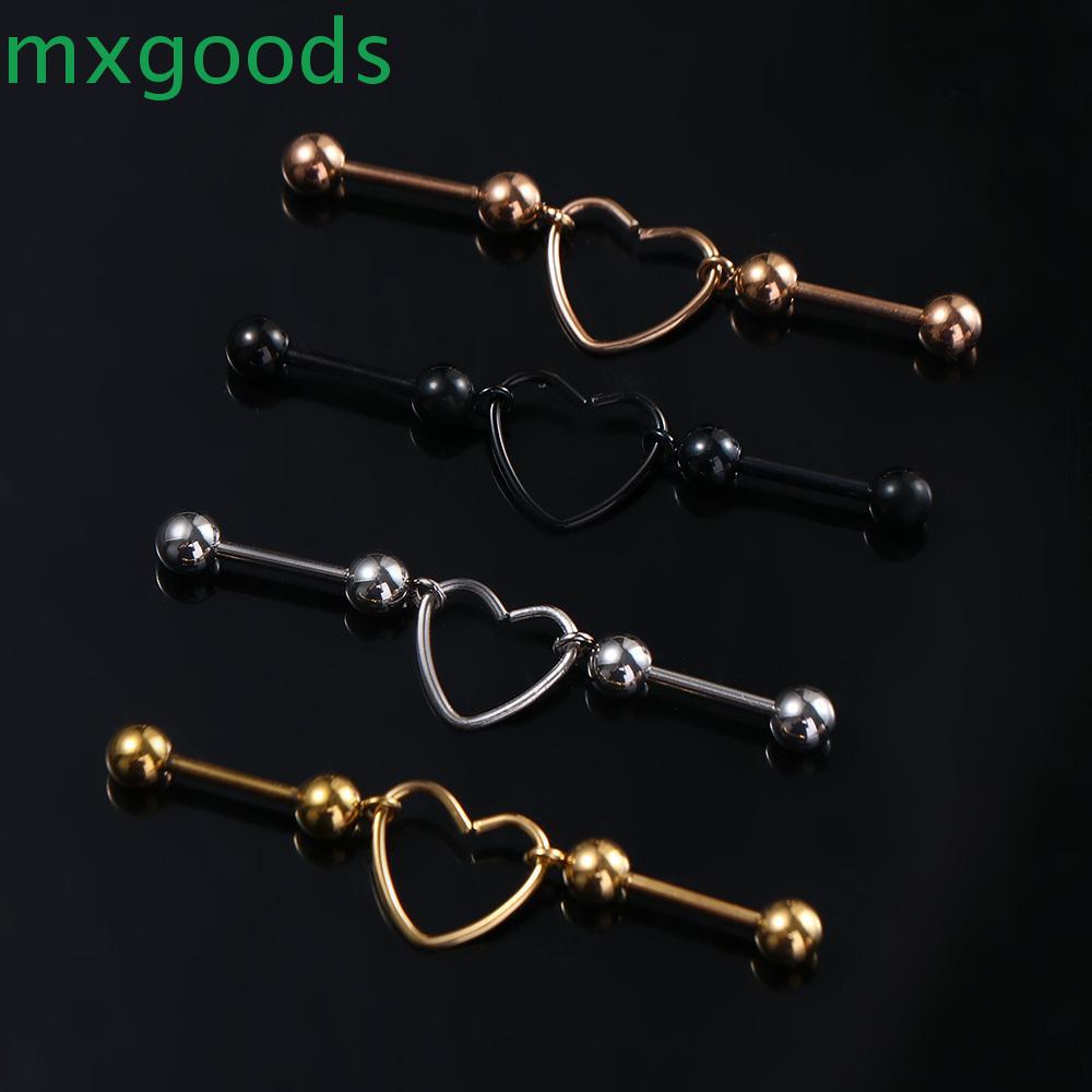 MXGOODS Bông Tai Bằng Thép Không Gỉ Phong Cách Hàn Quốc Sang Trọng Cho Nữ