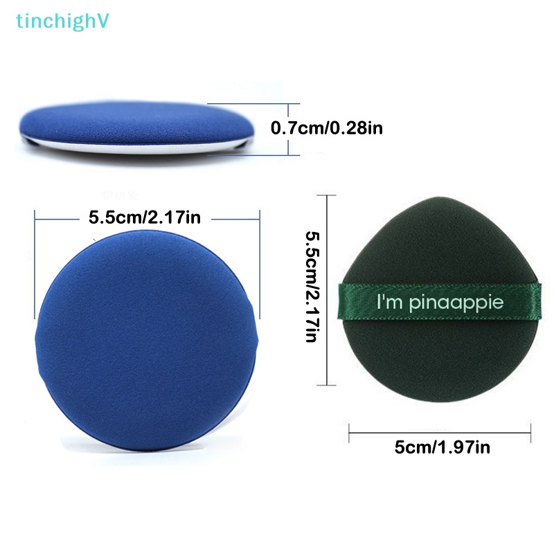 Mút Trang Điểm Hình Tam Giác Mini Bằng Cotton Mềm Mại Có Thể Giặt Sạch