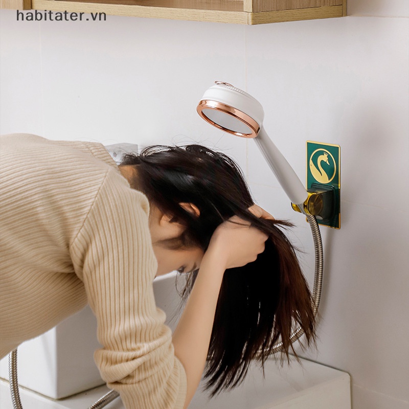 Giá Đỡ Đầu Vòi Hoa Sen Cầm Tay Dán Tường Không Cần Khoan Có Thể Điều Chỉnh