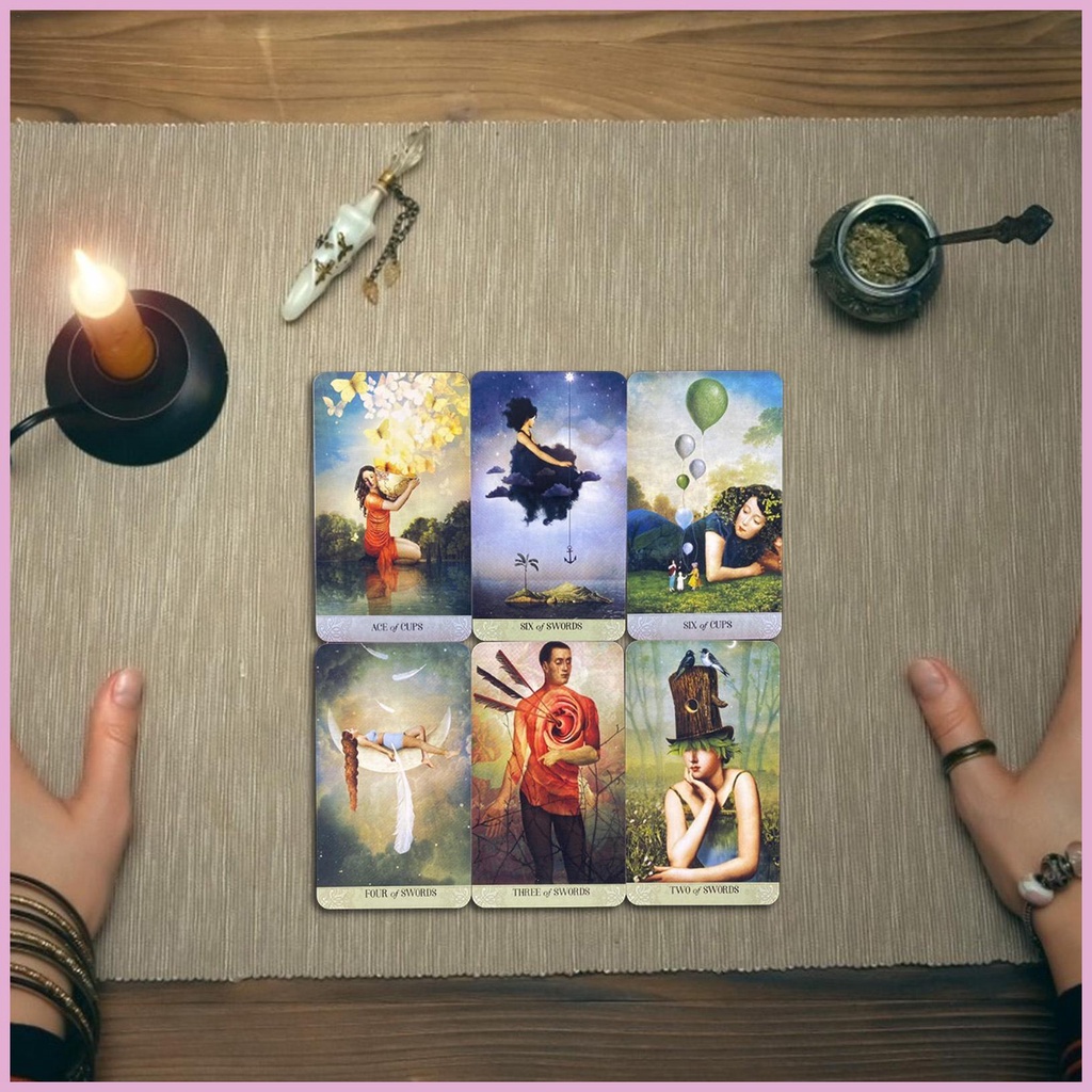 Bộ Bài Tarot 78 Lá Tiếng Anh Đầy Màu Sắc