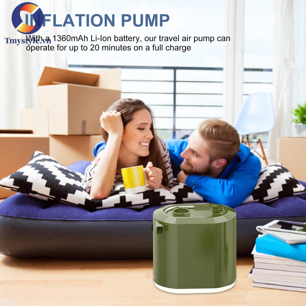 Máy Bơm Hơi Phao Bơi Cầm Tay Đa Năng Tiện Dụng