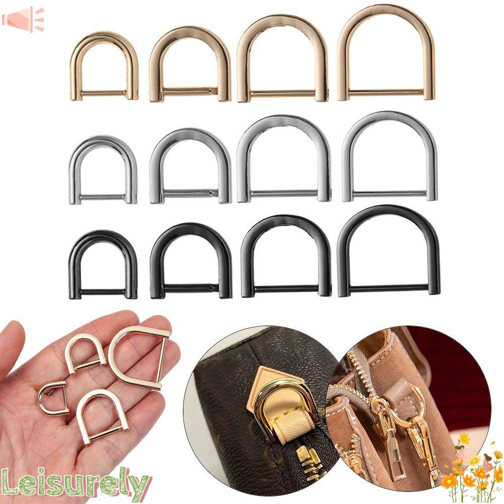 LEILY Móc Khóa Dây Đeo Túi Xách Bằng Kim Loại Tháo Rời Được DIY