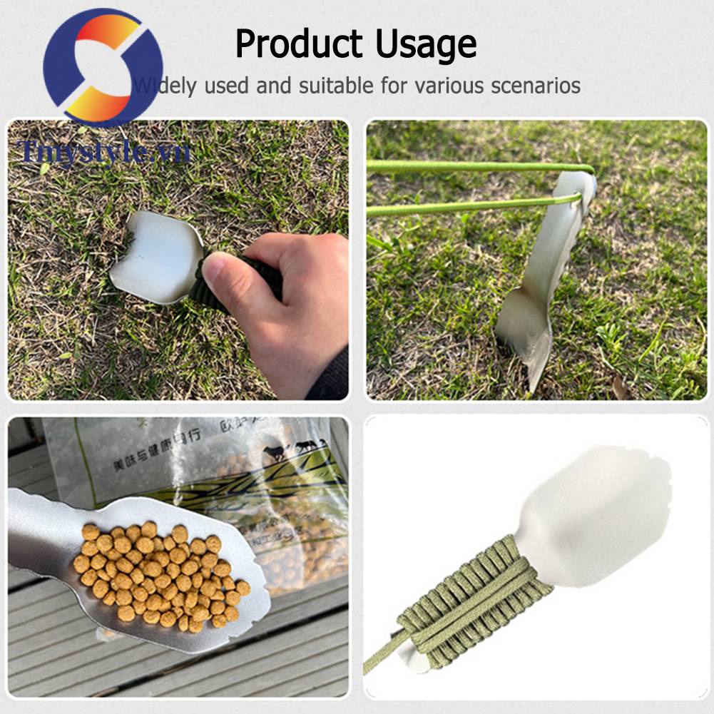 Xẻng Nhôm Dựng Lều Hình Chữ U Đa Năng Tiện Dụng