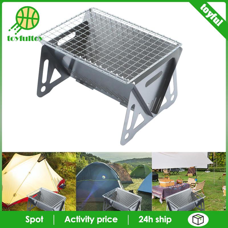 Bếp Lò Bằng Thép Không Gỉ Có Thể Gấp Gọn Tiện Dụng Khi Đi Cắm Trại