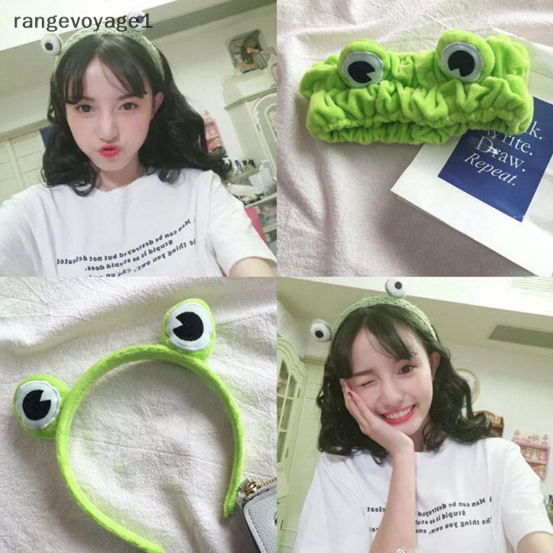 Băng Đô Cài Tóc Rửa Mặt Hình Chú Ếch Vui Nhộn Kiểu Hàn Quốc Dễ Thương Dành Cho Bạn Nữ [rangevoyage1]