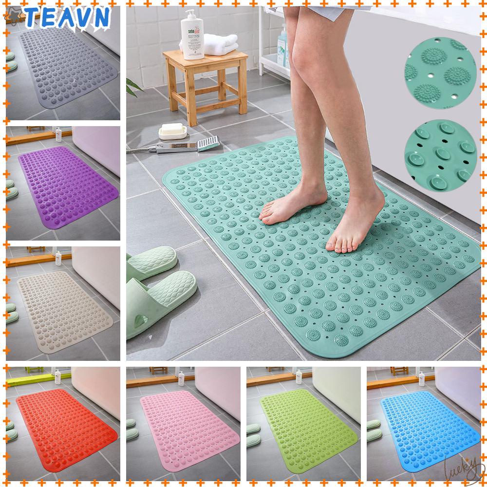 Thảm Mát Xa Lót Sàn Nhà Tắm Khách Sạn Chống Trượt Có Giác Hút Nhiều Màu Sắc Tùy Chọn