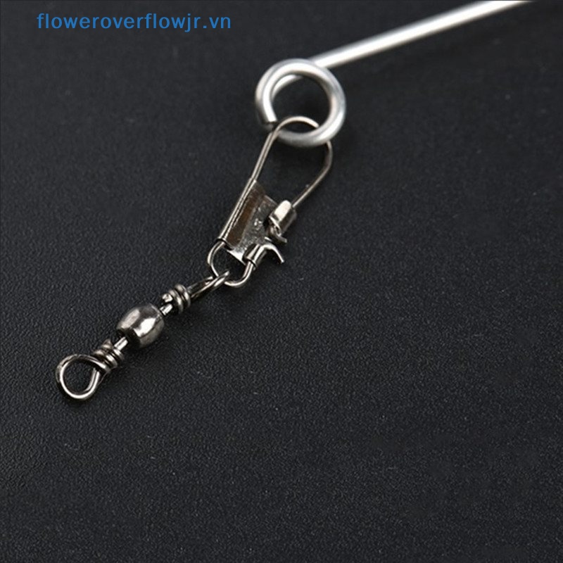 5 Móc Lò Xo Câu Cá Tự Động Bằng Thép Không Gỉ