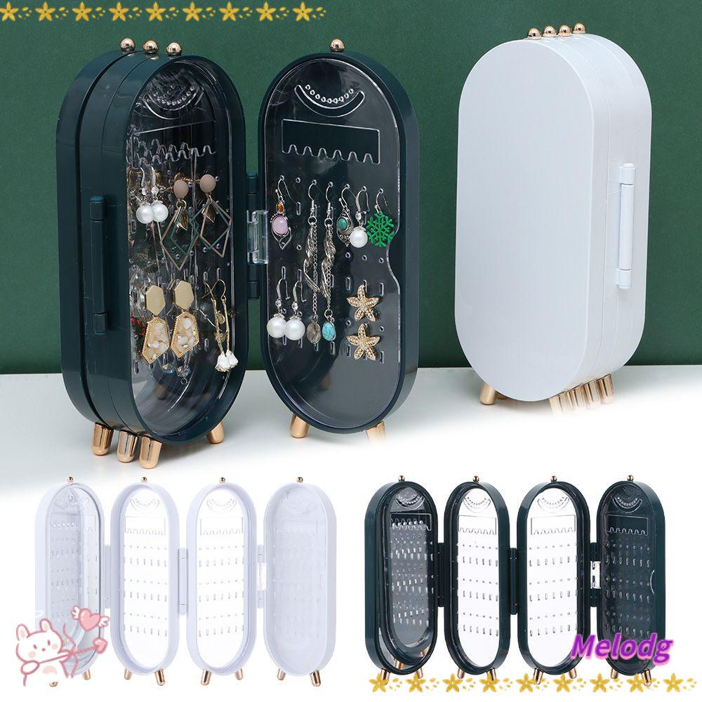 MELODG Giá Đỡ Trưng Bày Bông Tai 4 Cửa Cỡ Lớn Tiện Dụng