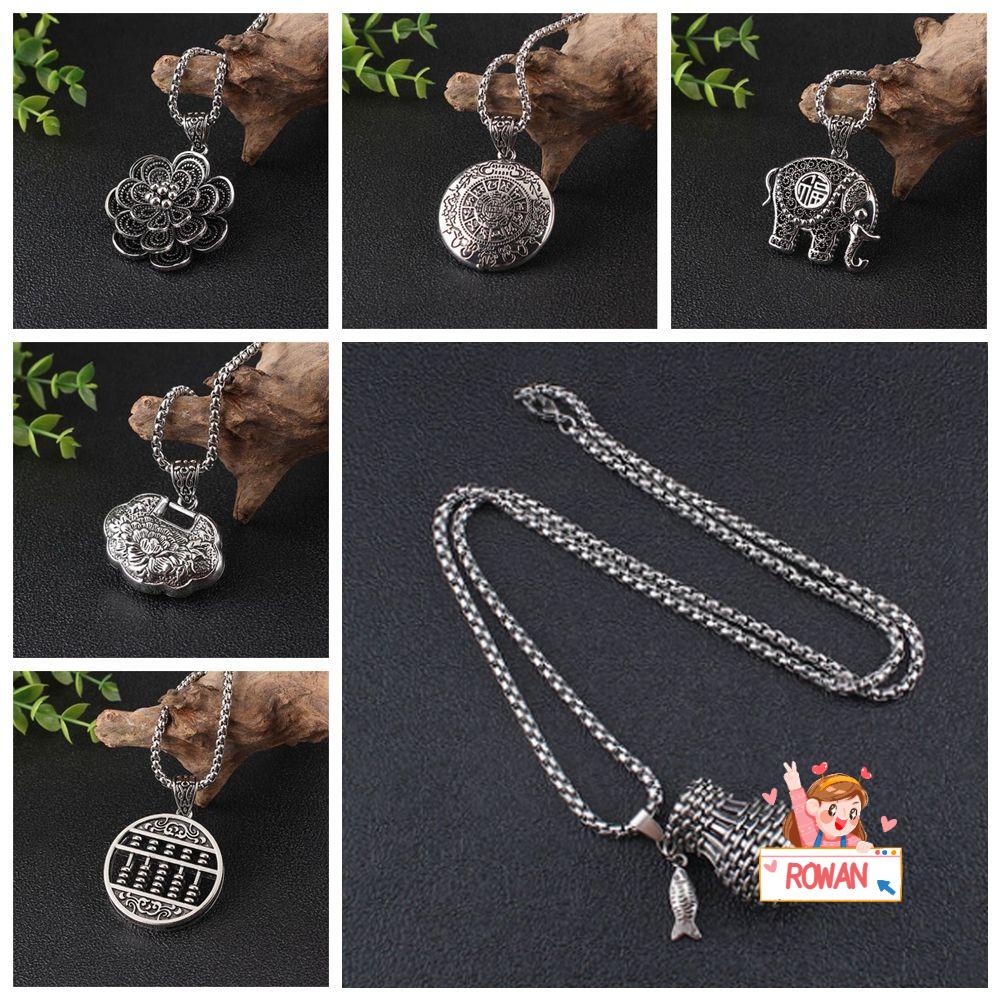 ROWANS Vòng cổ Phong Cách Tây Tạng Nepal Thời Trang