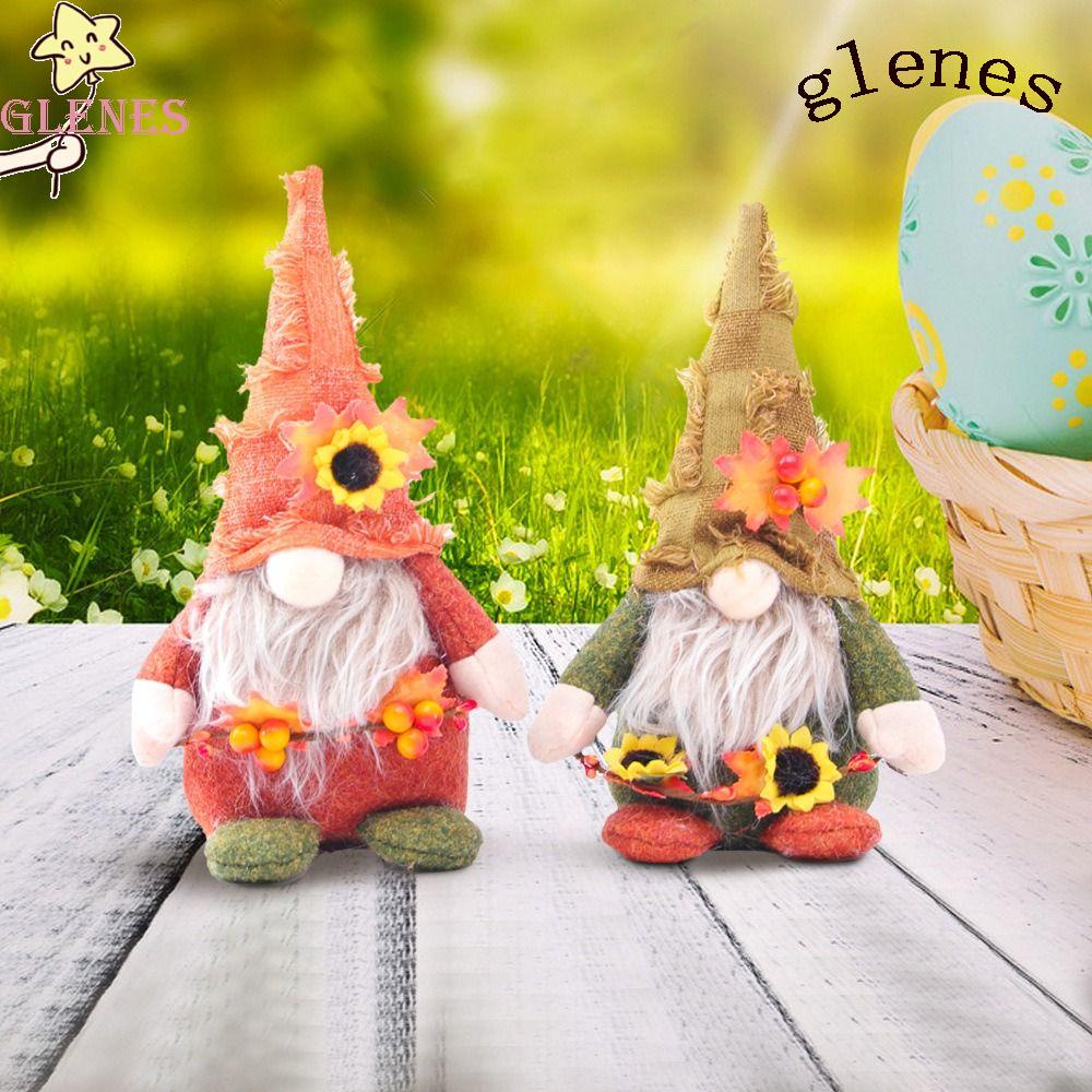 GLENES Đồ trang trí Búp Bê Vô Diện Bằng Vải Dùng Trang Trí Để Bàn