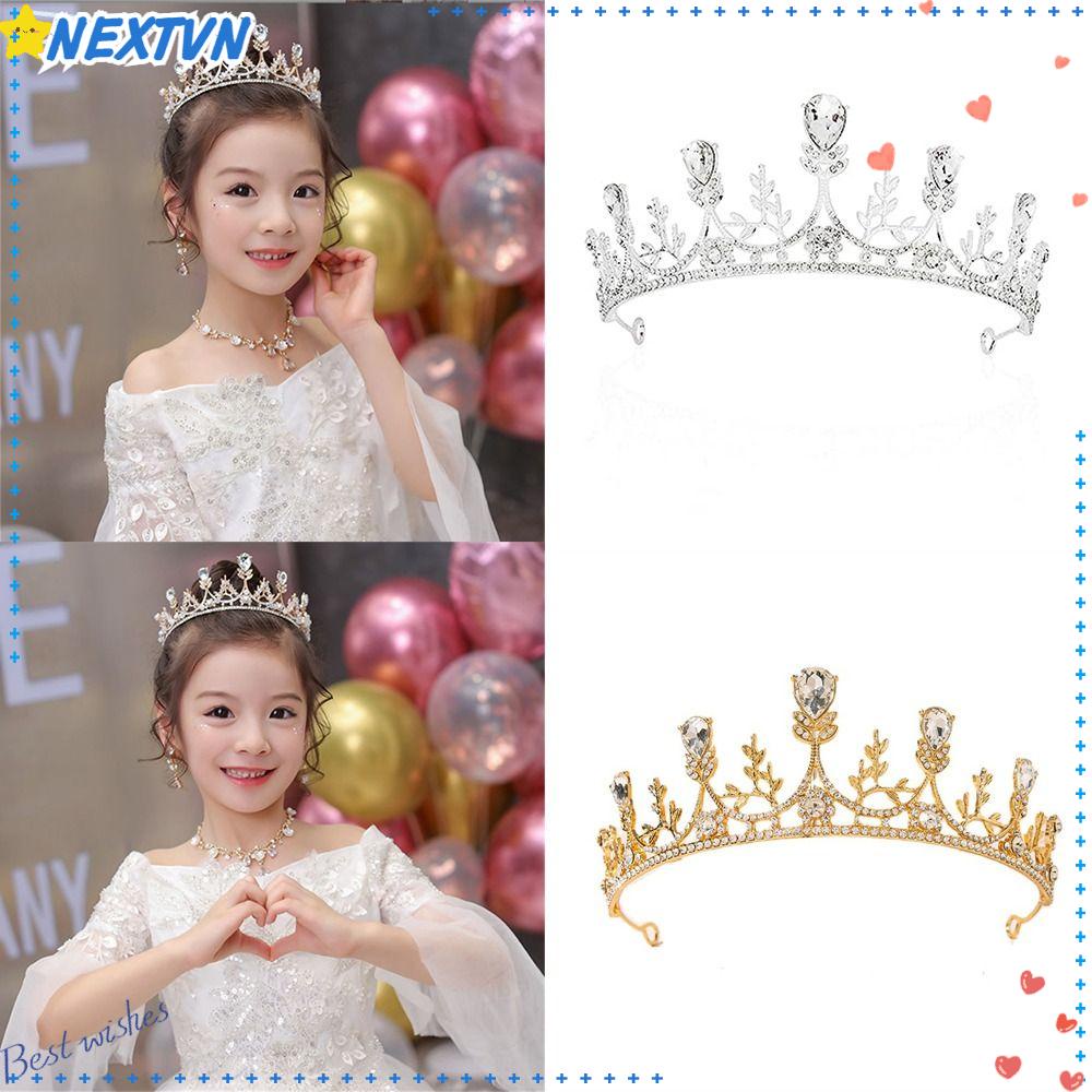 NEXTVN Vương Miện Nữ Hoàng Đính Đá Pha Lê Sang Trọng Cho Cô Dâu